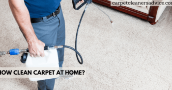 How clean carpet at home?