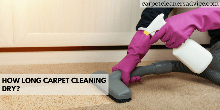 How long carpet cleaning dry?